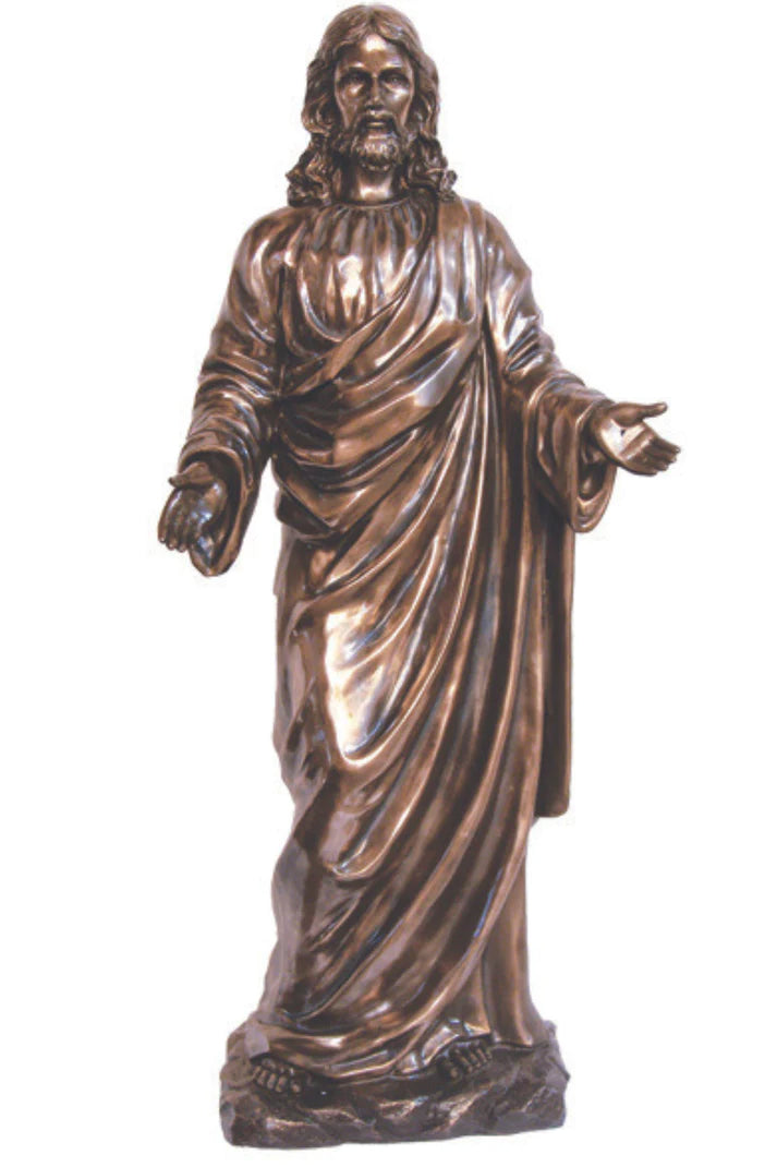 Welcoming Christ Statue | Cold Cast Bronze | 42 inch