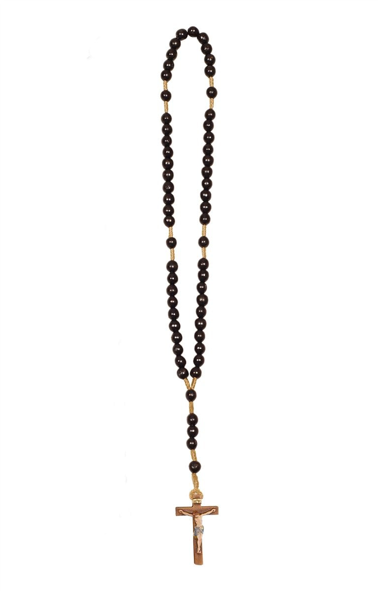 Italian Wood Rosary with Cross