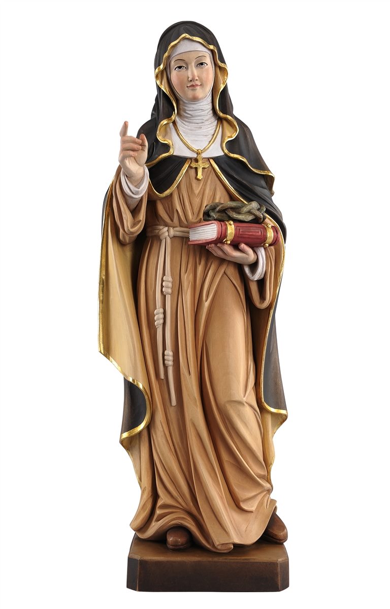 Wood Statue of St Theresa of Avila