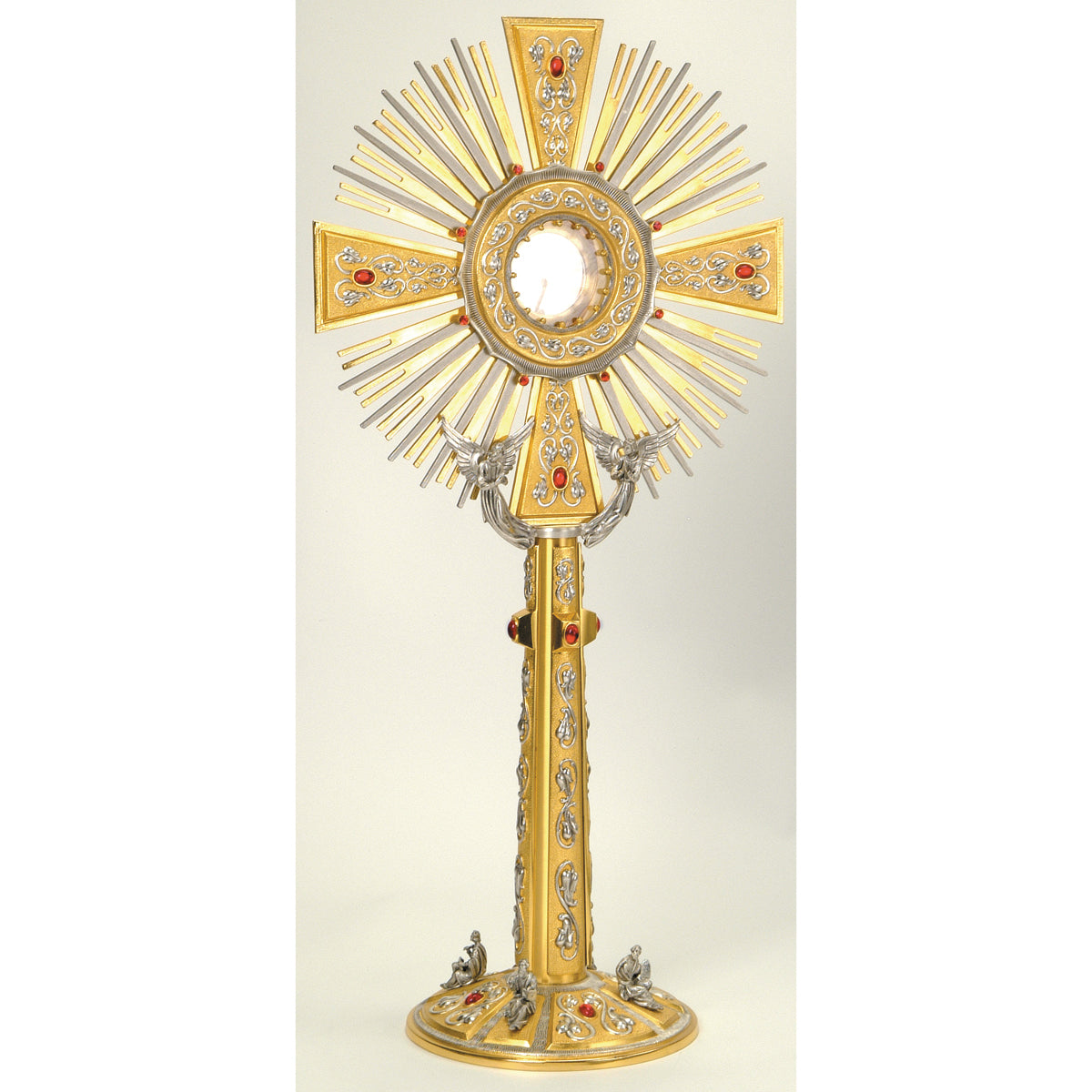 Monstrance with All Purpose Luna and Carrying Case