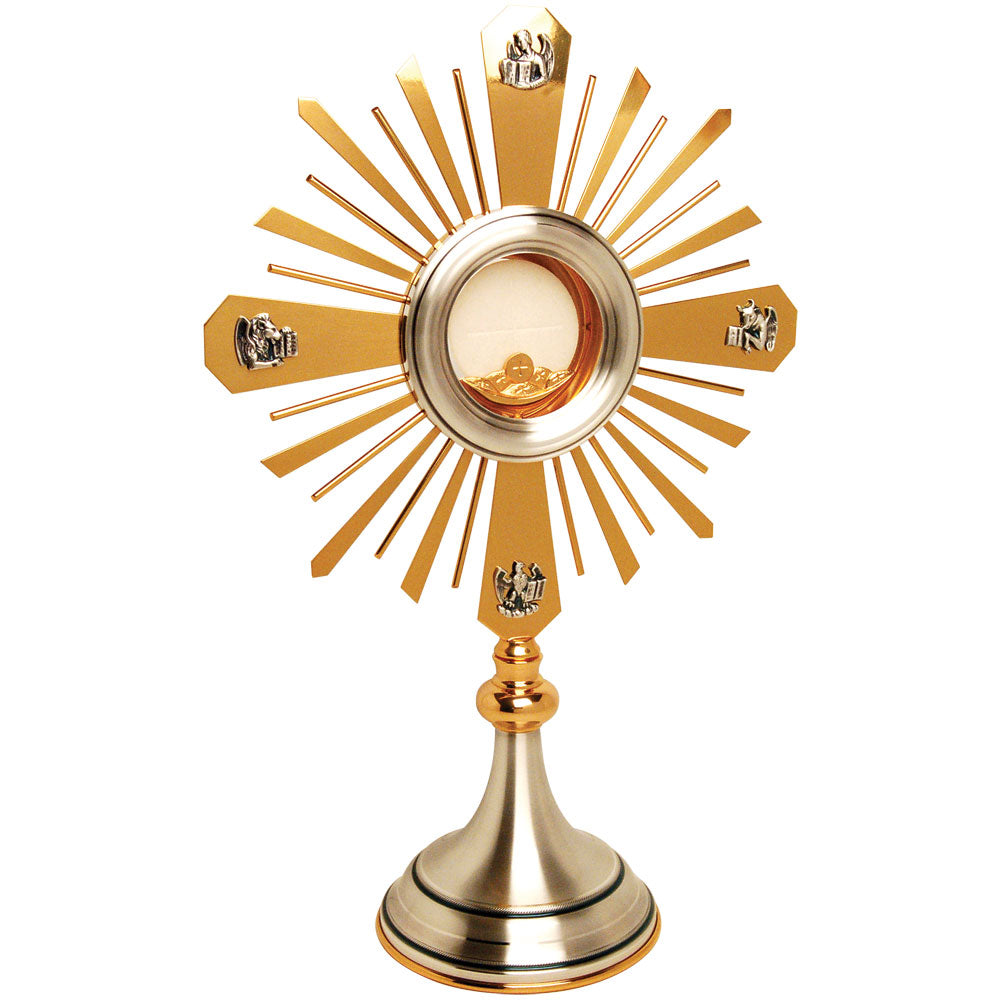 Monstrance, Gold and Silver Plated