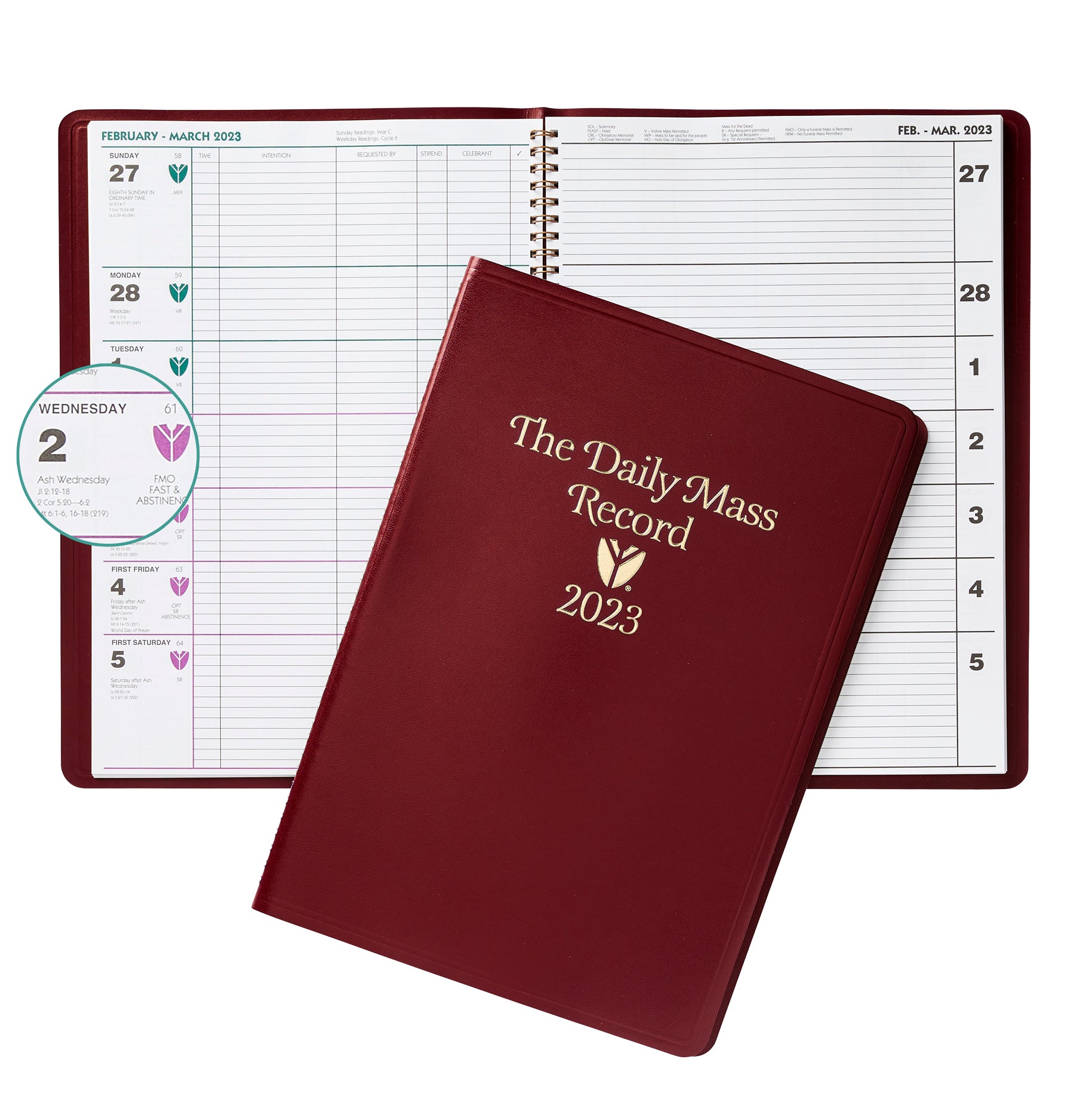 The Daily Mass Record Book