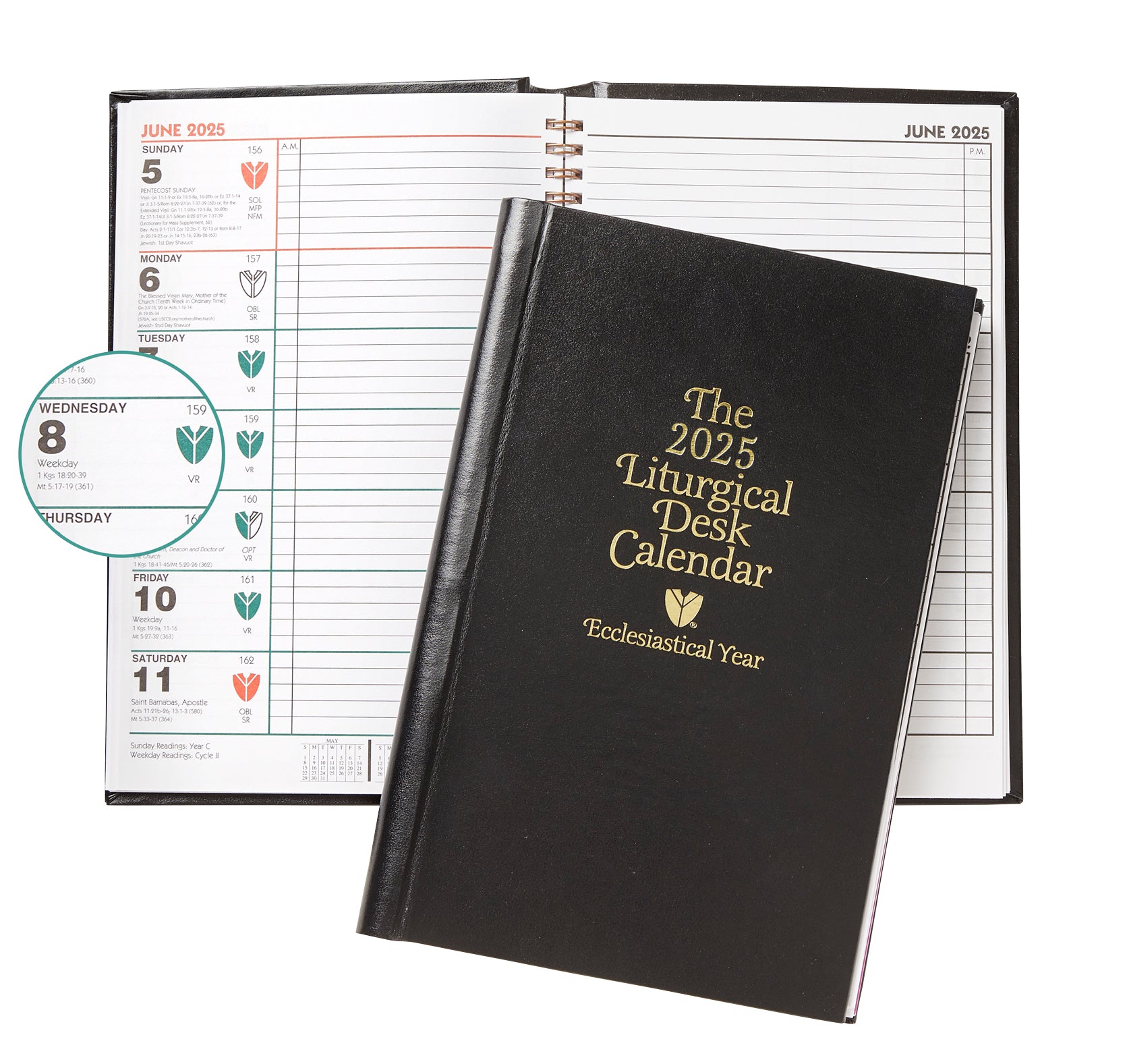 Hardcover Liturgical Desk Calendar