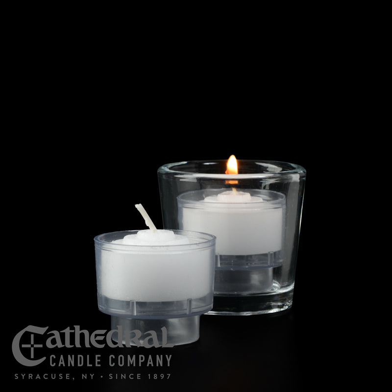 4 Hour Votive Candles in Disposable Plastic Holders - case of 288 votives