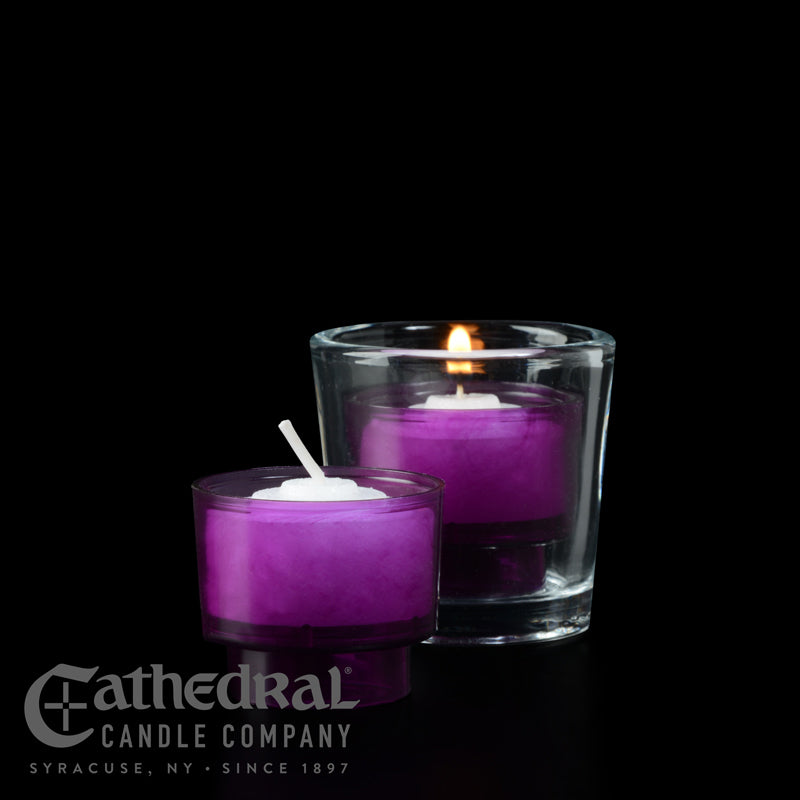 4 Hour Votive Candles in Disposable Plastic Holders - case of 288 votives