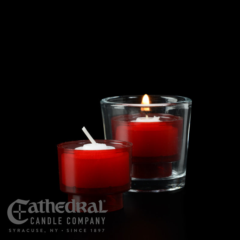 4 Hour Votive Candles in Disposable Plastic Holders - case of 288 votives
