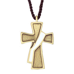 Pendant - Deacon Cross, White