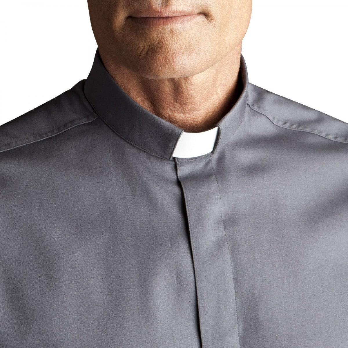 Men's Long Sleeve Tab Collar Clergy Shirt | 6 Colors | Desta Italian