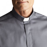 Men's Long Sleeve Tab Collar Clergy Shirt | 6 Colors | Desta Italian