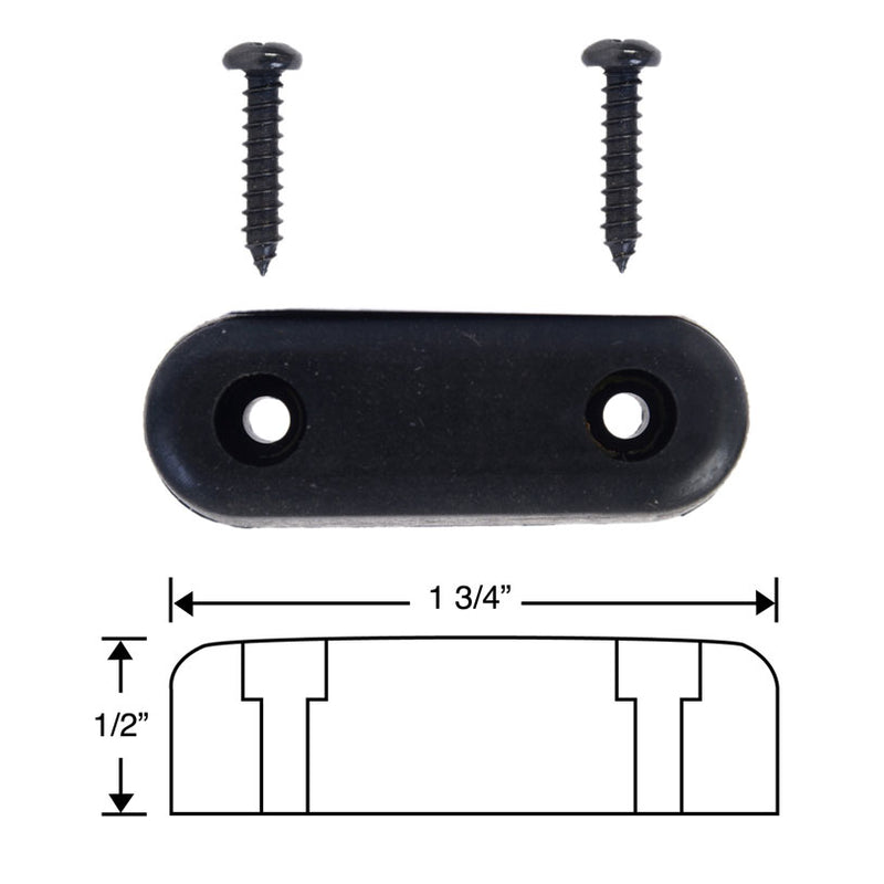Rubber Bumpers for Wooden Pew Kneelers per 100