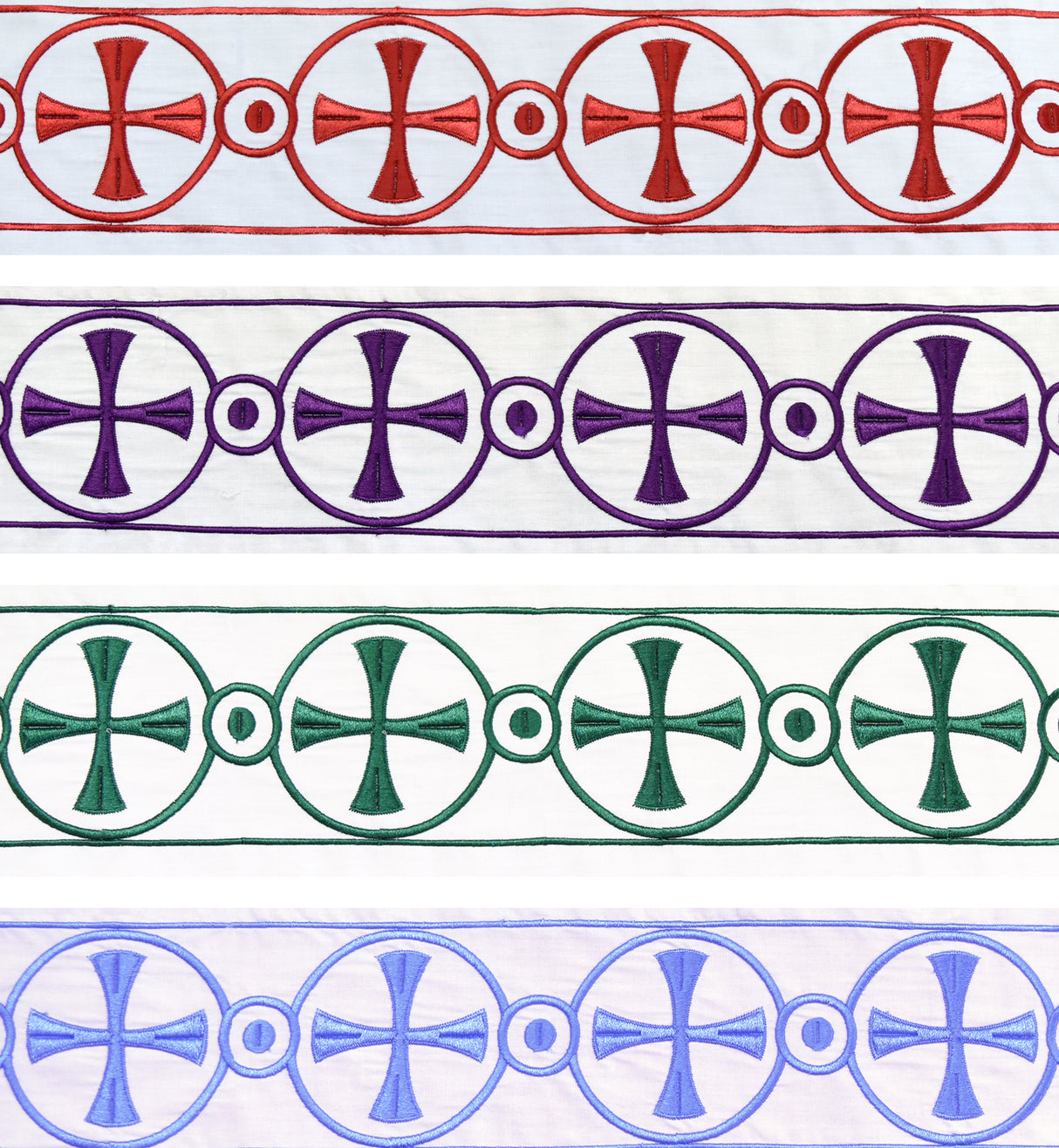 Fitted Alb with Colored Banding | 5 colors