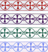Fitted Alb with Colored Banding | 5 colors