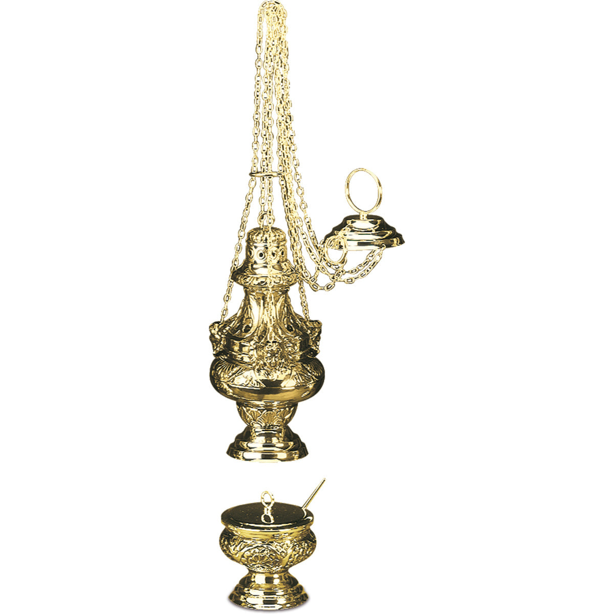 Censer, Boat & Spoon | Goldplated