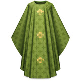 Chasuble with Woven & Embroidered Crosses