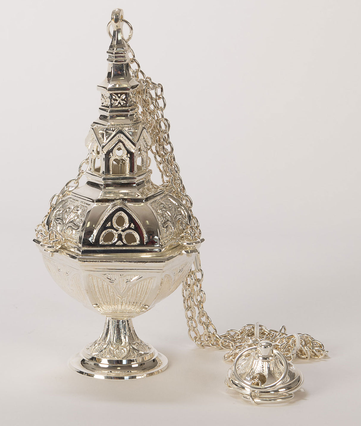 Censer | Three Chain Silver | H-177S