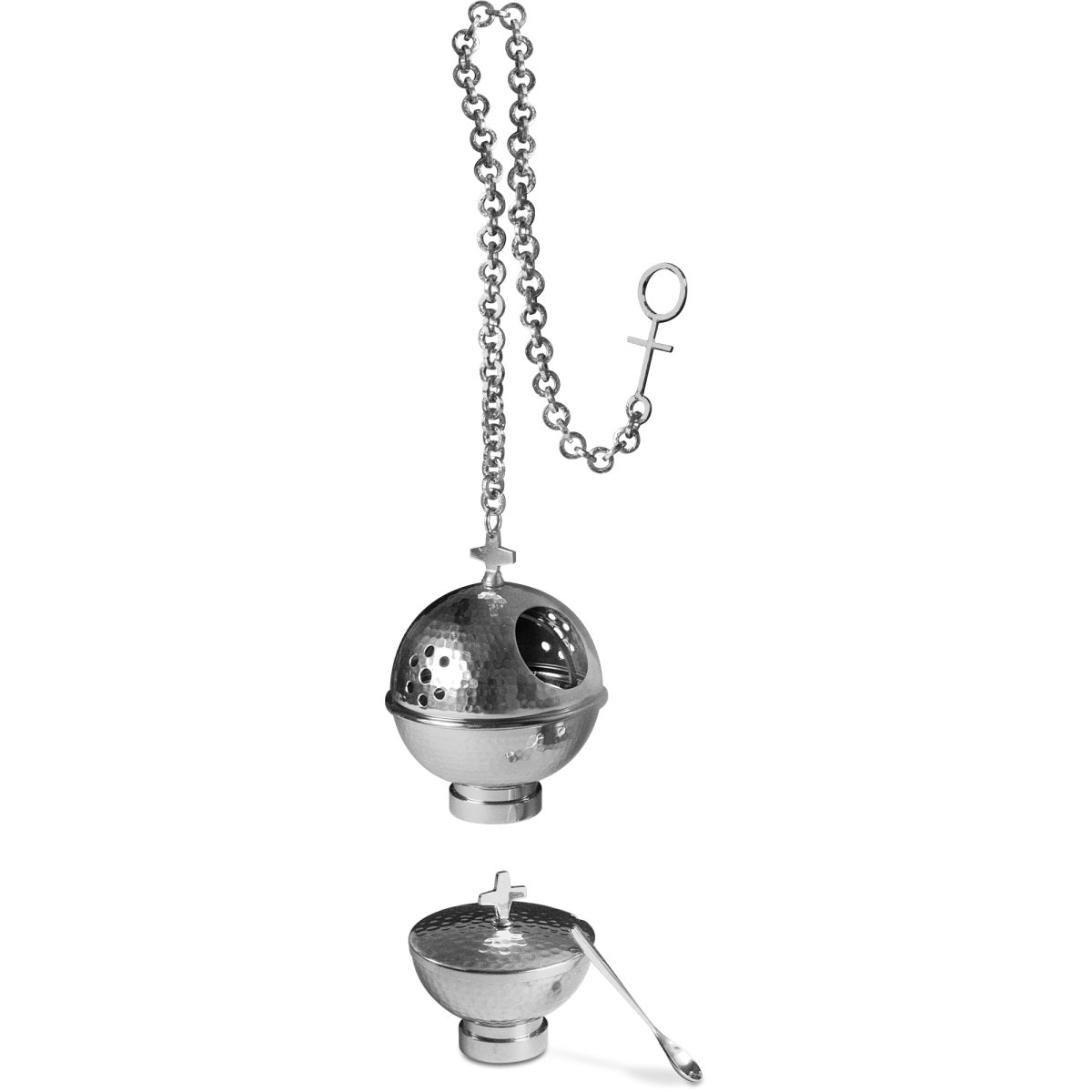 Censer, Boat & Spoon | Nickel Plated