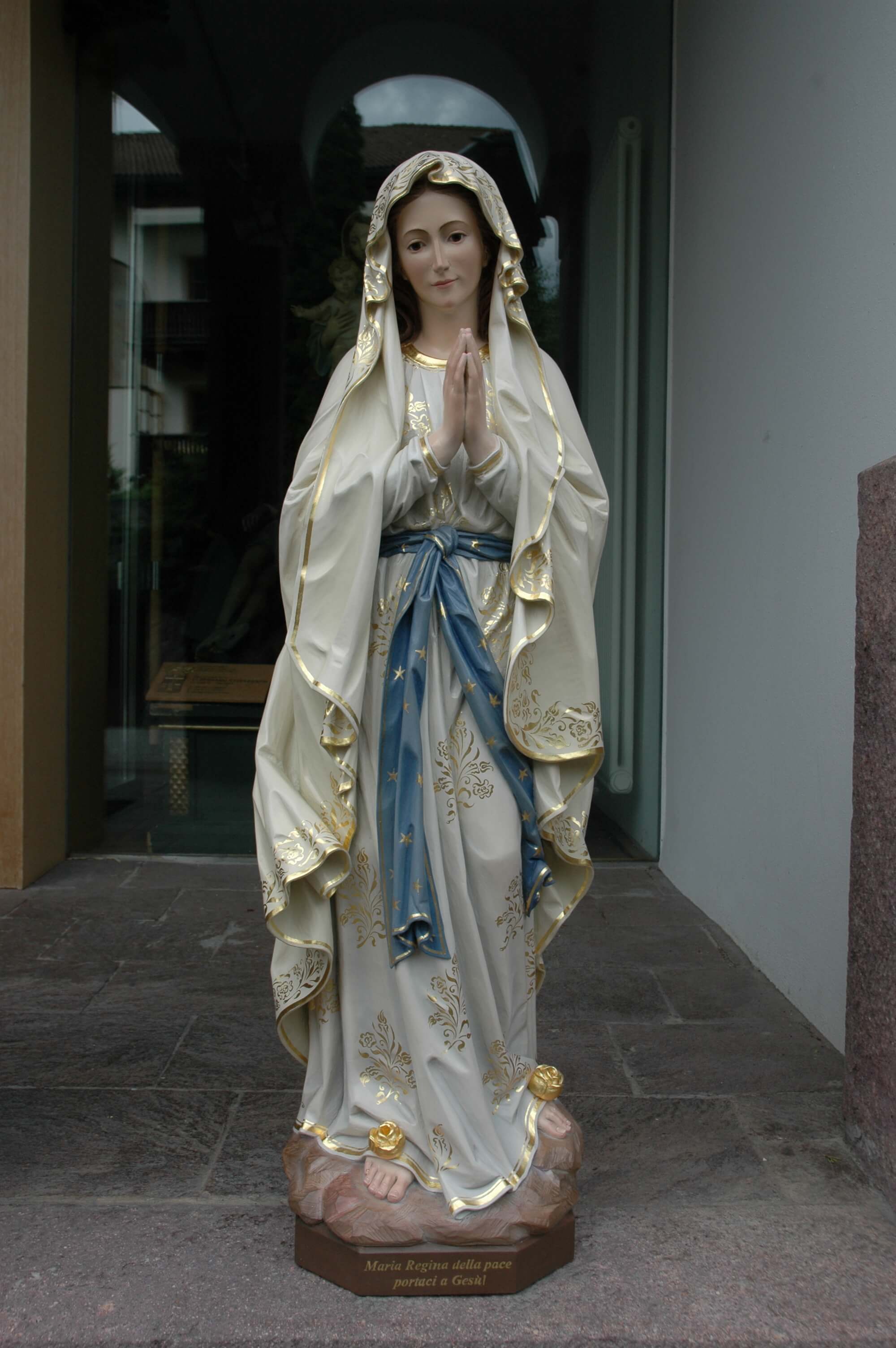 Our Lady of Lourdes | Wood Carved Statue