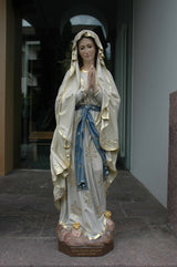 Our Lady of Lourdes | Wood Carved Statue