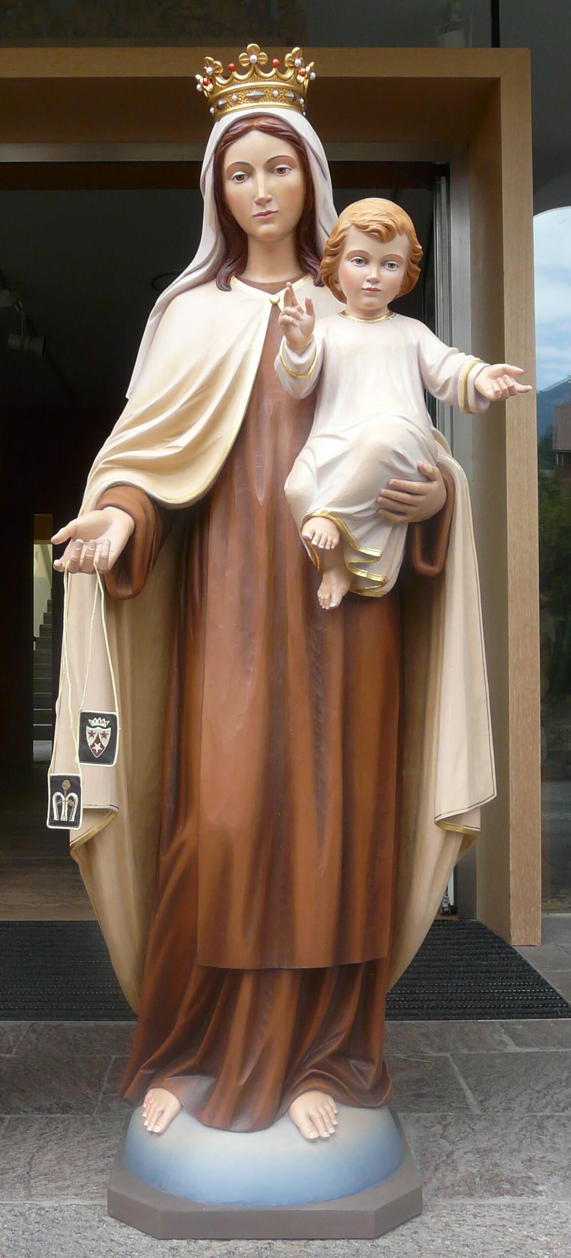 Our Lady of Mount Carmel | Wood Carved Statue