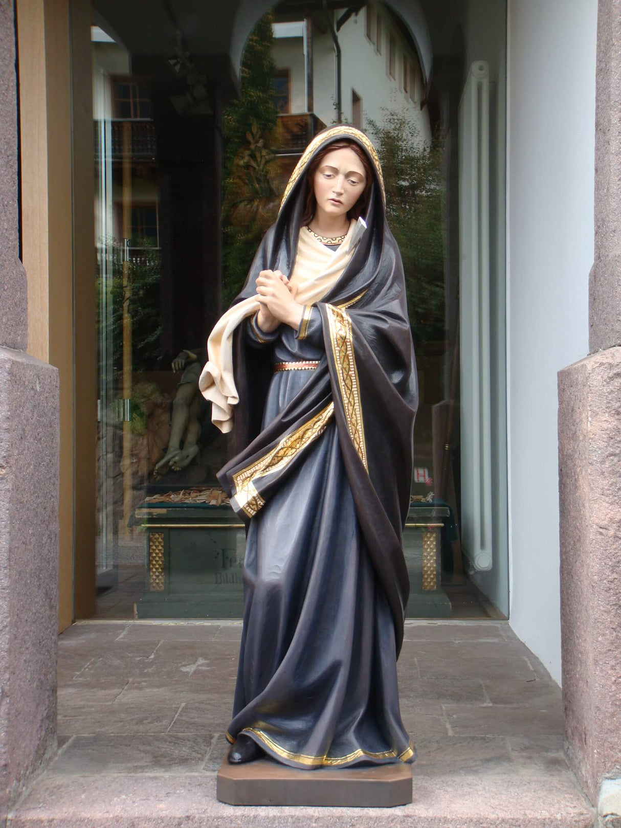 Our Lady of Sorrows | Wood Carved Statue