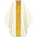 Priest Chasuble | Cross Motif in Dupion 5230