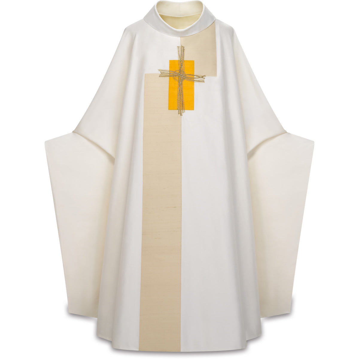 Priest Chasuble | Embroidered Cross on Sentia 90102