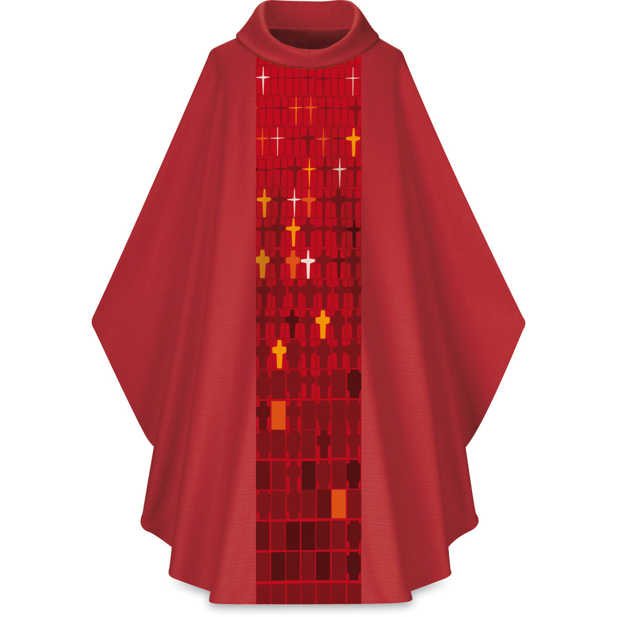 Priest Chasuble | Cross Motif Dupion 5056