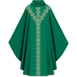 Chasuble | Gold Cross Orphrey | Slabbinck 5340