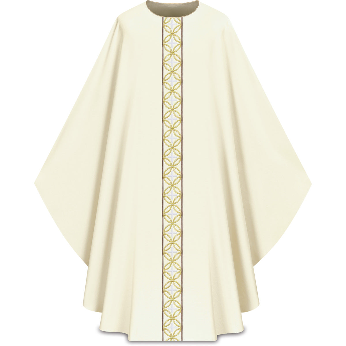 Chasuble | Gold Cross Orphrey | Slabbinck 5341