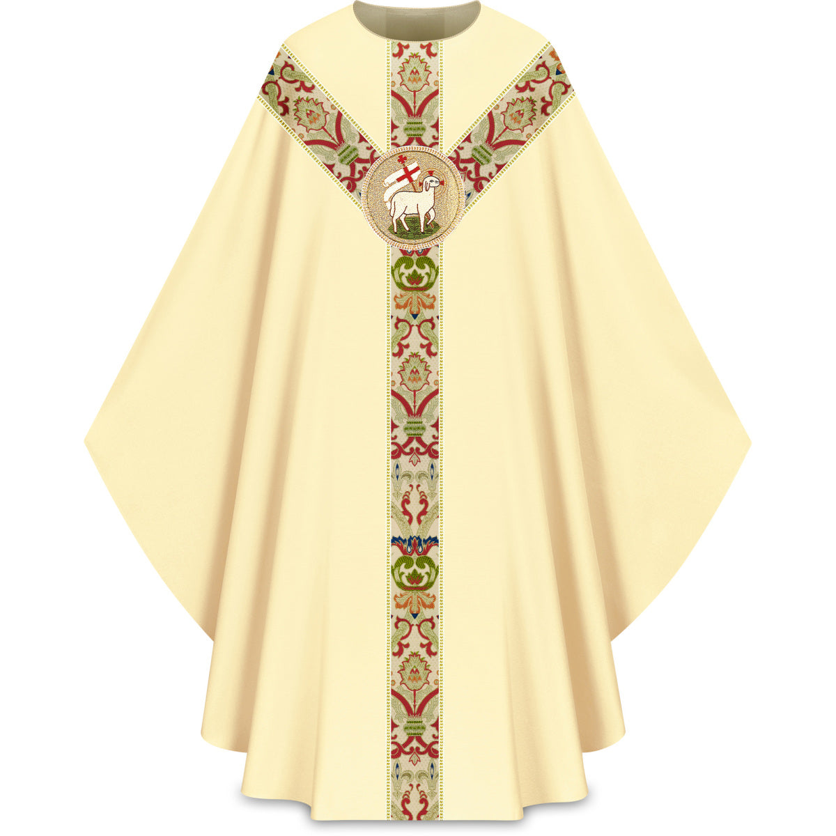 Priest Chasuble | Embroidered Victorious Lamb