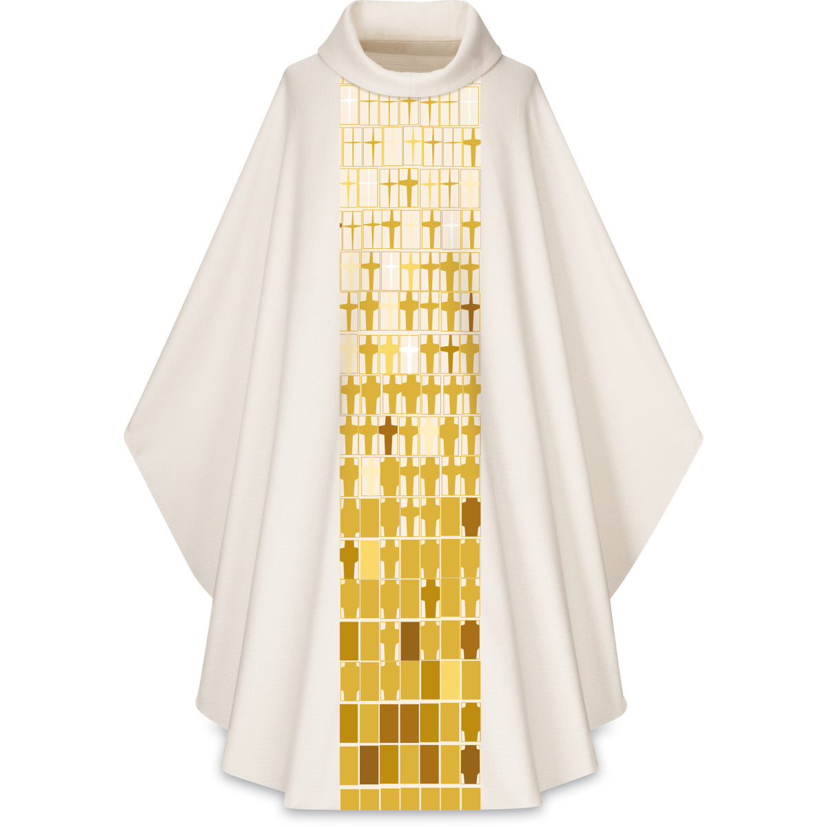Priest Chasuble | Cross Motif Dupion 5056