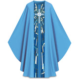 Priest Chasuble | Stained Glass Cross Motif in Pius