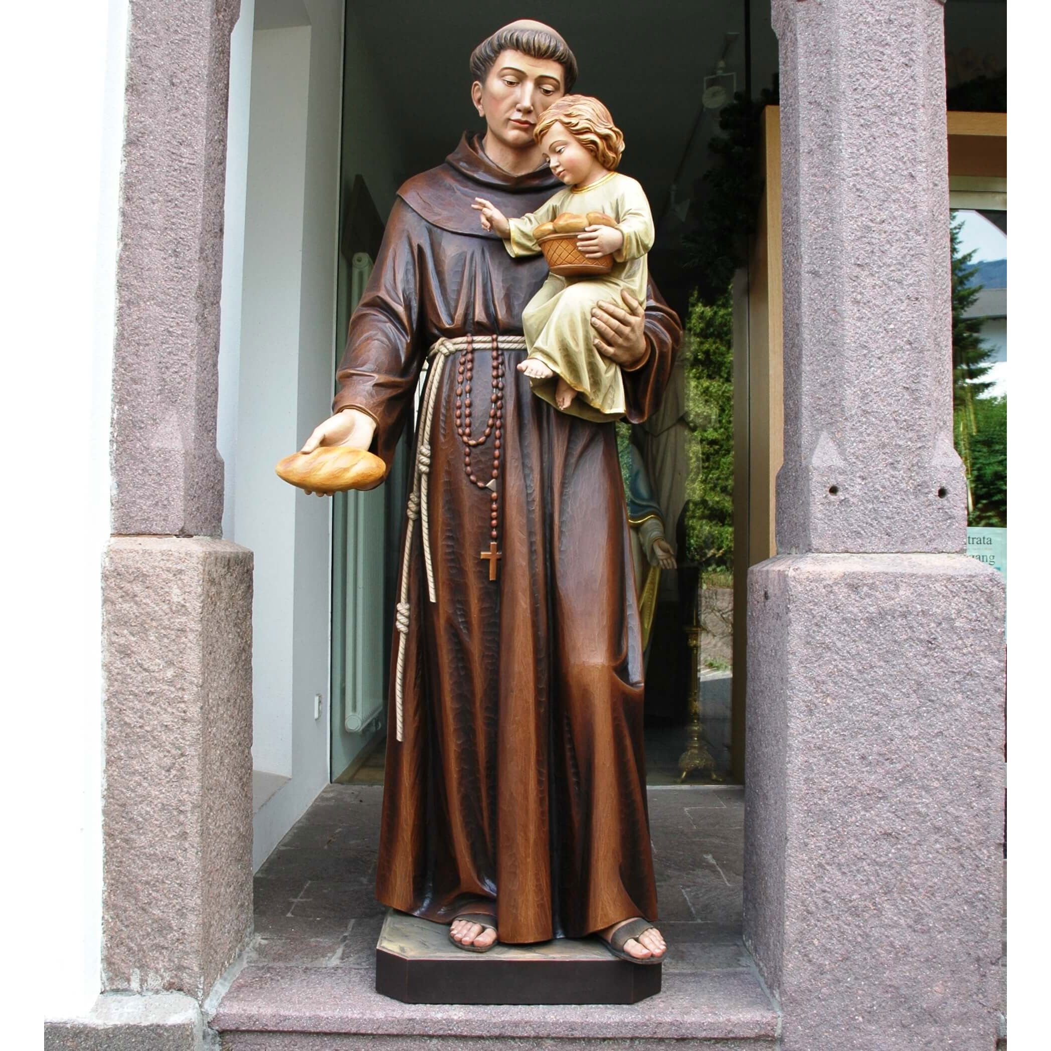 St Anthony of Padua | Wood Carved Statue