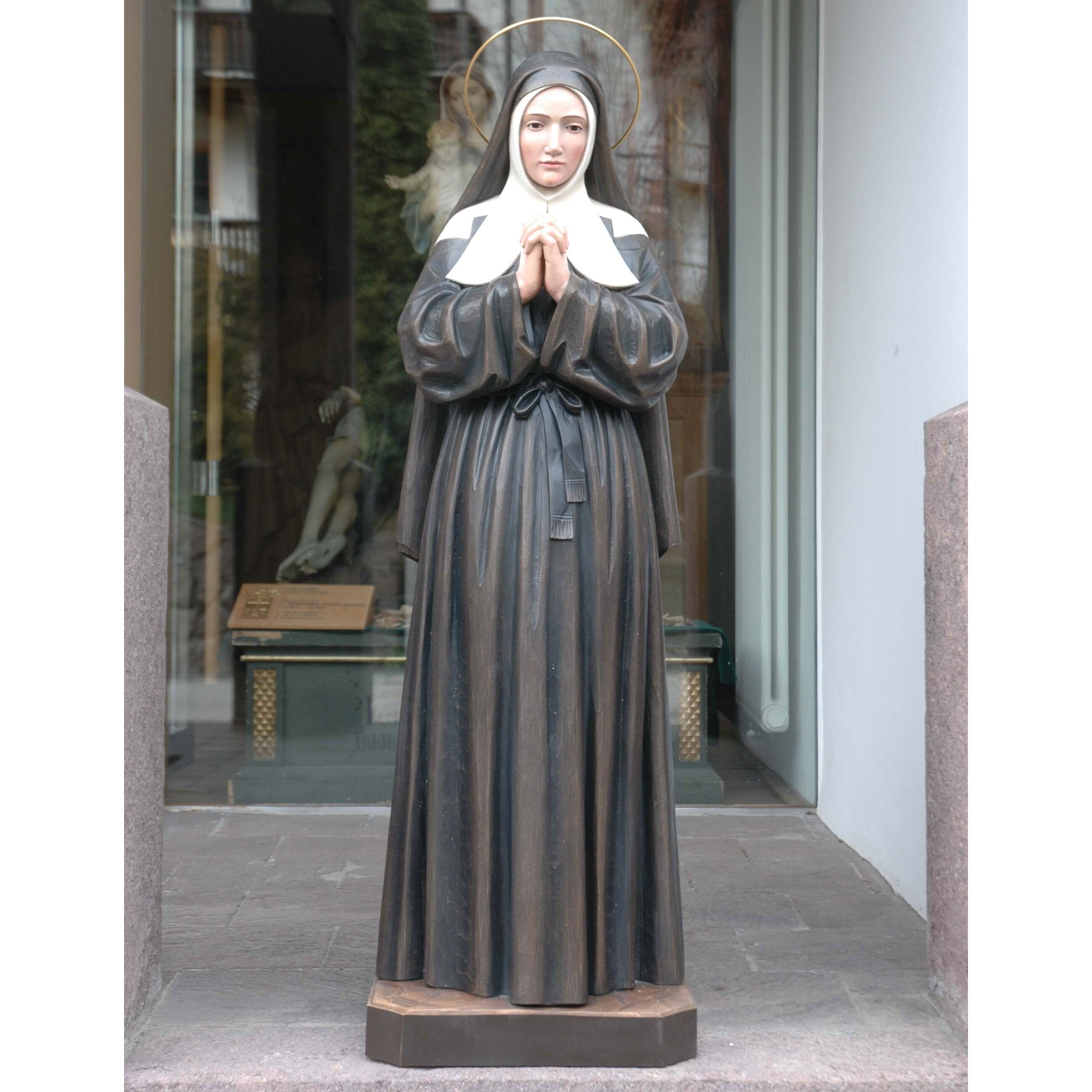 St Bernadette | Wood Carved Statue