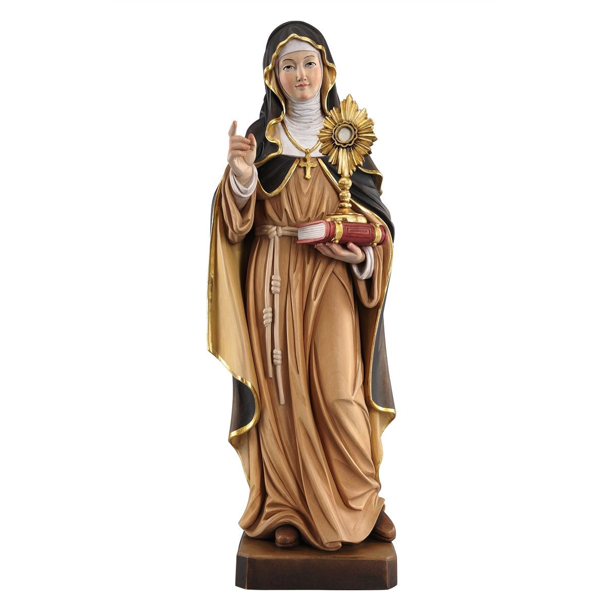 St Clare of Assisi | Wood Statue