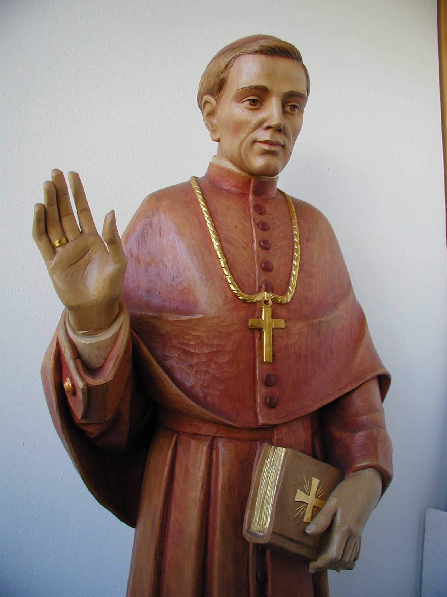 St John Neumann | Wood Carved Statue