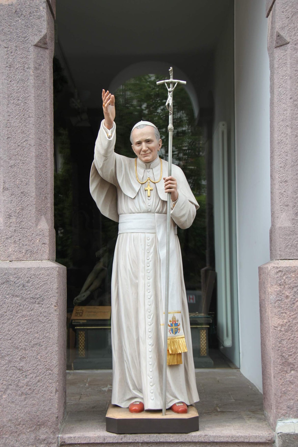St John Paul II | Wood Carved Statue