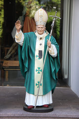 St John Paul II | Wood Carved Statue