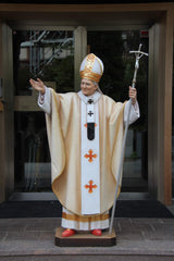 St John Paul II | Wood Carved Statue