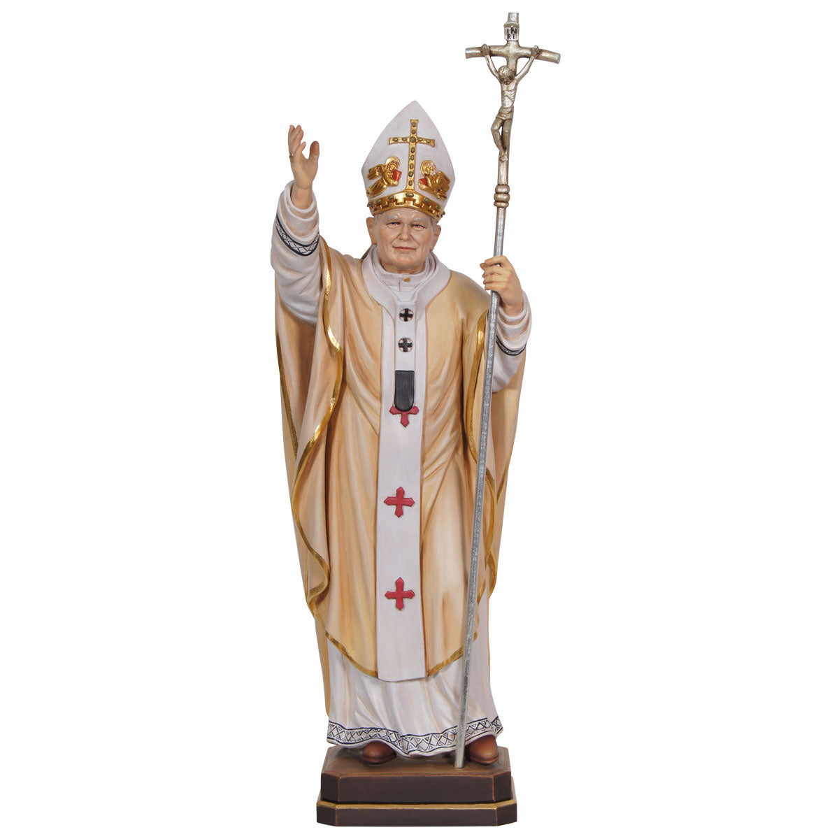 St John Paul II | Wood Statue