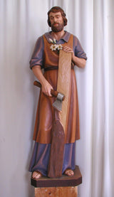 St Joseph the Worker | Wood Carved Statue