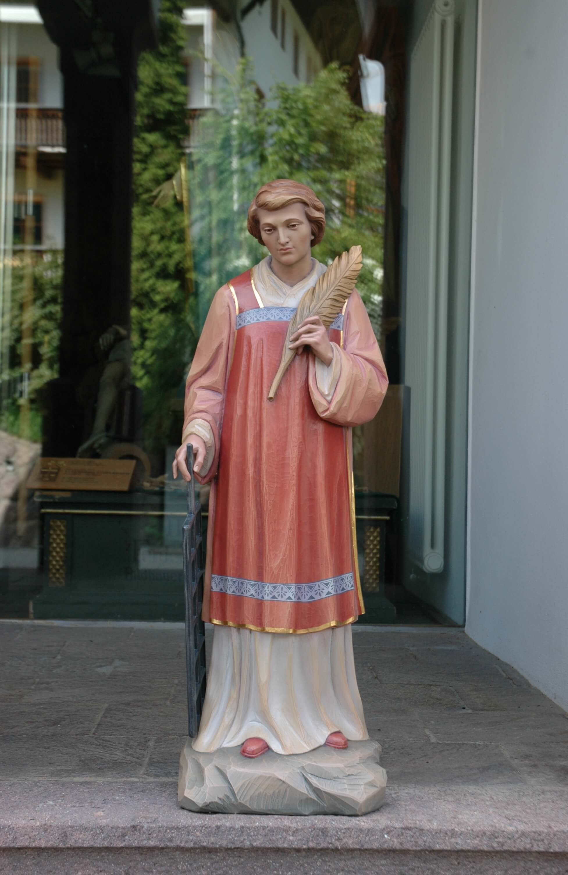 St Lawrence | Wood Carved Statue