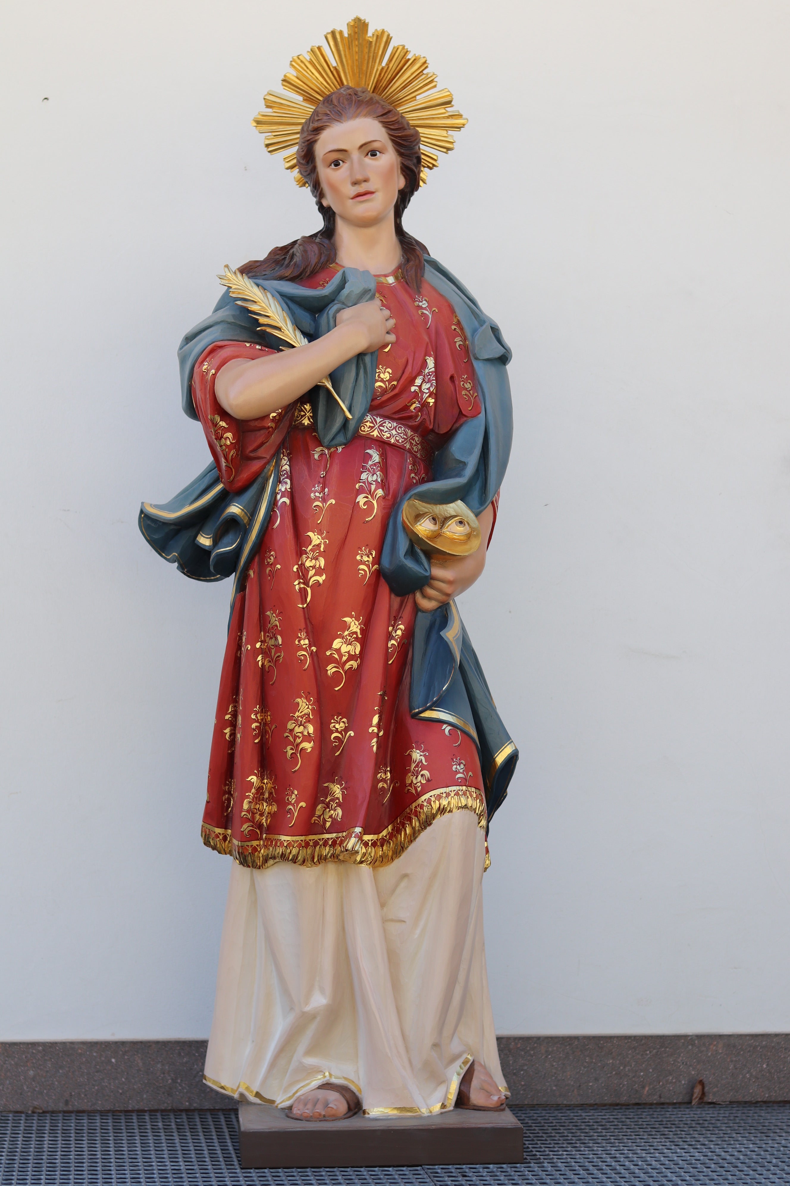 St Lucy | Wood Carved Statue
