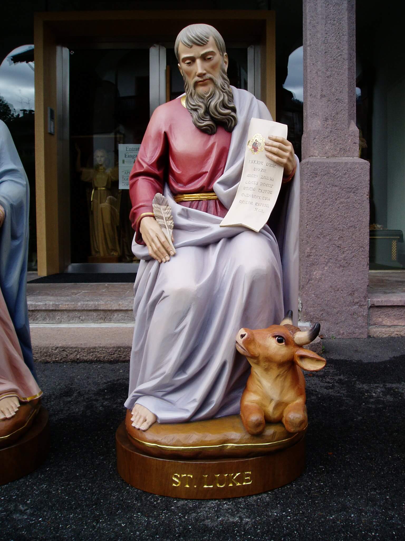 St Luke the Evangelist | Wood Carved Statue