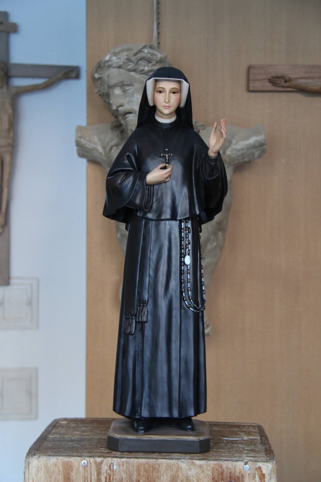 St Maria Faustina Kowalska | Wood Carved Statue