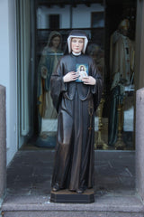 St Maria Faustina Kowalska | Wood Carved Statue