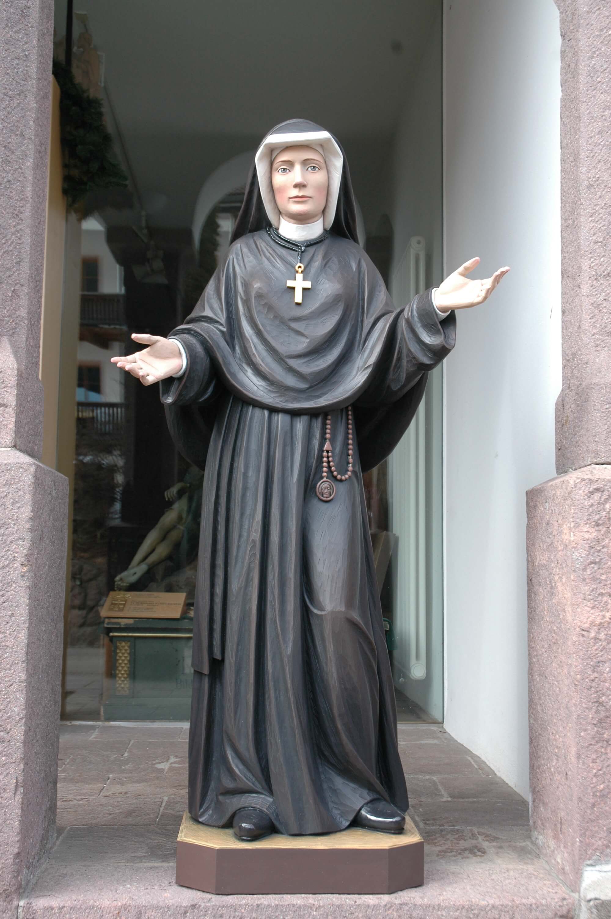 St Maria Faustina Kowalska | Wood Carved Statue