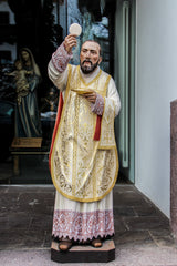 St Padre Pio of Pietrelcina | Wood Carved Statue