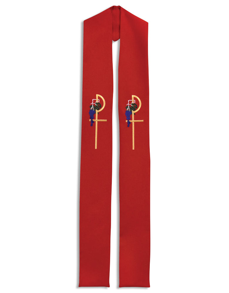 Tau Rho Cross Stole | Deacon or Overlay Stole | 12 colors