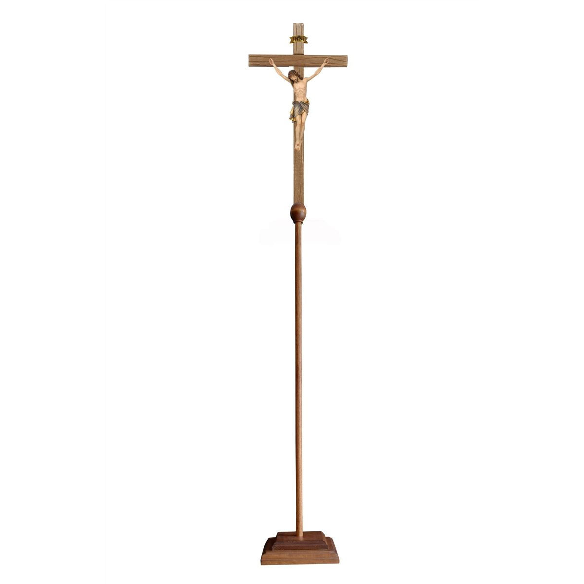 Wood Processional Crucifix | Lightweight | Siena Corpus